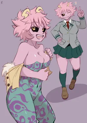 [demonneko77] Mina Ashido sketch (Boku no Hero Academia)