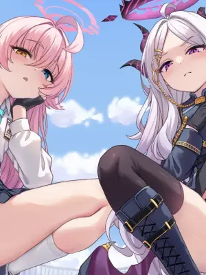 [Milkshake] Okujou de Saki O to Kawashita Himitsu (Blue Archive) [Decensored]