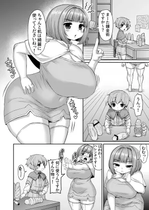 [ひまだら] 錬金術の道具を尻で判別させられる漫画