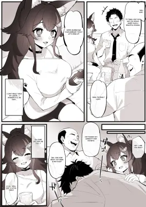[Kokemomo] Yoitsuburete, Danna no Joushi ni Takuran Sareru Niizuma Mio-sha *NTR (Ookami Mio) [English]
