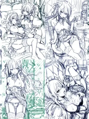 [みちきんぐ] 主従えくすたしー メロンブックス限定 キャララフ集 特典
