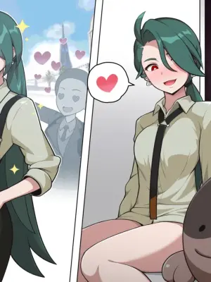[everyday2] Rika x Clodsire (Pokémon)