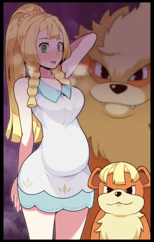 [everyday2] Lillie X Growlithe (Pokémon)