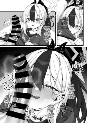 [Watosu] Sputum Shita-pi Kayoko ni Fella de Nuite Morau dake no Tanpen Manga | Garnet-Pierced Snake-Tongue kayoko gets me off, Mini comic. (Blue Archive) [English] [TheWhiteLine]