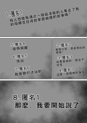 [あらまあ] イジメっ子に母を寝取られた話誰か聞きたい？1-5 [中国翻訳]