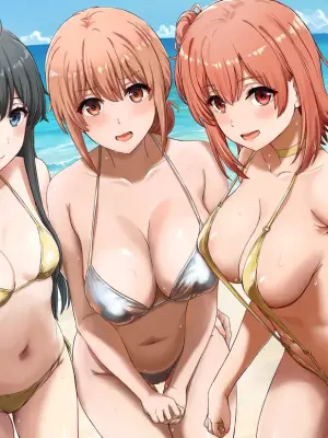 [studio A (Inanaki Shiki)] Musunde Tsuraneru Tsunagikata. Natsu - Halem sex in a cottage during midsummer on the Yuhigahama's route. (Yahari Ore no Seishun Love Come wa Machigatteiru.) [Digital]