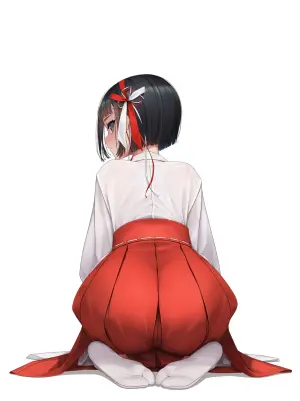 [Murakami Suigun] Shinshun! Miko Fuuki Iin-chan Anal Hatsudashi