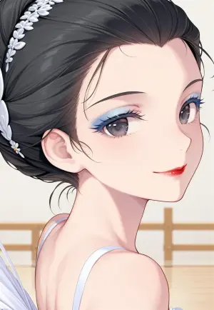 Confused Swan: Men forced to wear pointe shoes [AI Generated]