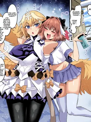 [Ankoman] Metatoron jan'nu, Metatron Jeanne Gets Hit On by a Drunk Astolfo ❤  (Fate Grand Order)