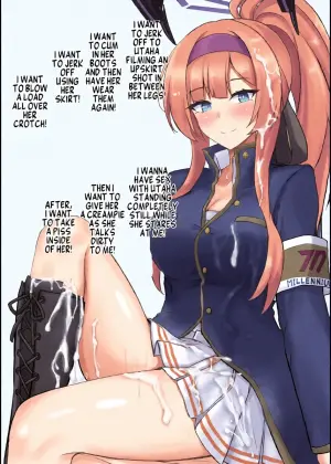 [Hakuginmokusei (Poshi)] Utaha de Shiko Seikatsu | My Life Fapping to Utaha (Blue Archive) [English] [Thighs] [Digital]