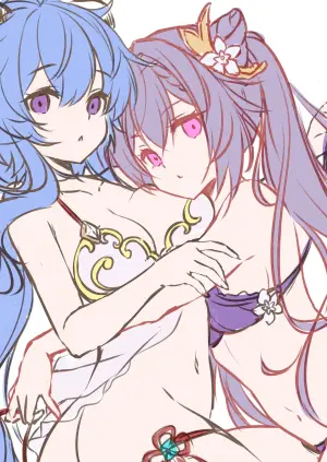 [Yu-Yu-Tei (Minakami Rinka)] Hiru Katsu! 2 Keqing Hen (Genshin Impact) [Digital]