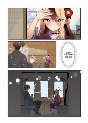 [Pandagaippiki. (Komi Zumiko)] Onsen Kayoko to Amatoro Ecchi + Kayoko to Sensei ga Onamiseshiau Ohanashi (Blue Archive) [English] [Digital]