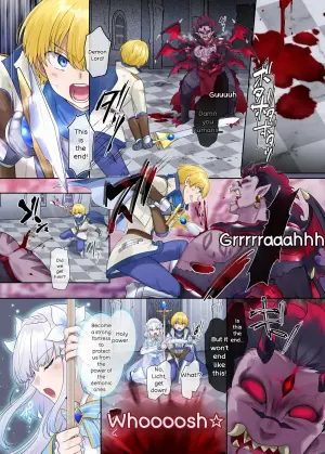 [Nano Trans (Hiiragi Popura)] Maou no Sakuryaku ~Juurin Sareshi Seijo to Yuusha no Tamashii~ | The Demon King's scheme. ~The trampled souls of the saint and the hero.~ [English] [MTL]