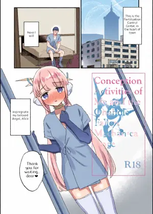 [Tenkirin (Kanroame)] Onaho Ochishita Kikai Tenshisama to Ore no Ninshin Katsudou | Conception Activities of Me and the Onahole Fallen Mechanical Angel [English] [Digital]