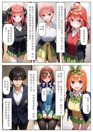 セリフ有りCG版【五月編】 俺は大好きな五つ子姉妹のお兄ちゃんになる 〜チート能力《お兄ちゃん転生》で俺は無双する〜 [AI Generated]