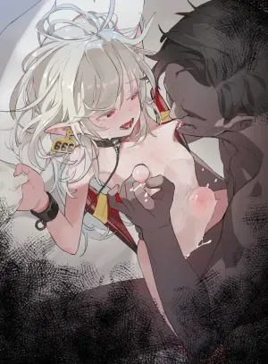 [Biyobiyo]【Manga (JP/EN)】Toraware no Kyūketsuki Elika Chō〇 Chikubi-zeme & Kairaku-ochi 【Manga 4p・Irasuto 1-mai + Sabun・Dezain Rafu】