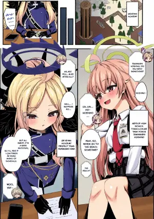 (C106) [Tsukuten (Madoka Tsukumo)] Shiranai no? Saikyou kara wa Nigerarenai (Blue Archive) [English] [SNT Trans]