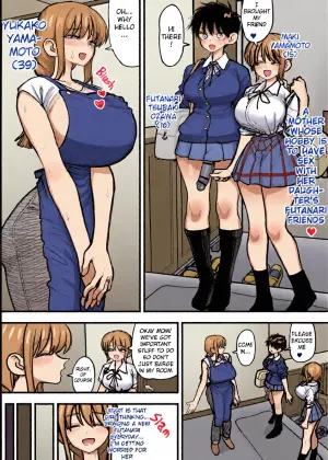 [Agagaga] A mother who's hobby is to have sex with her daughter's Futanari Friends ♥[English]