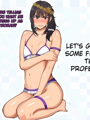 Josou's Swimsuit! Sensei, Tease Me!! Do You Want Me to Dress Up as a Girl? Let's Have Some Fun with the Teacher