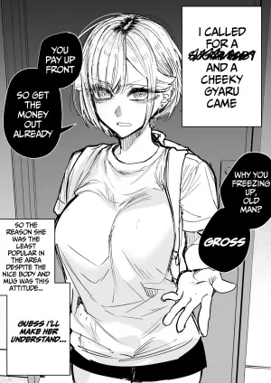 [Egaki Numa] Making a Cheeky Gyaru Understand with Raw Sugar Daddy Sex + Full-Color Edition (Namaiki na Gyaru Ane o Wakaraseru Hanashi) [English] [Sloppy Rizz Scans]