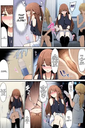 [Cocomachi] A woman who needs to pee but drinks water to help her pee