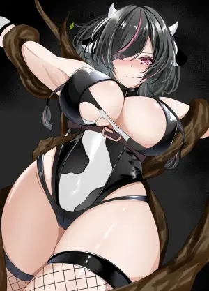 [白の葉 (シロハ)] 巨乳ヒロイン シズク