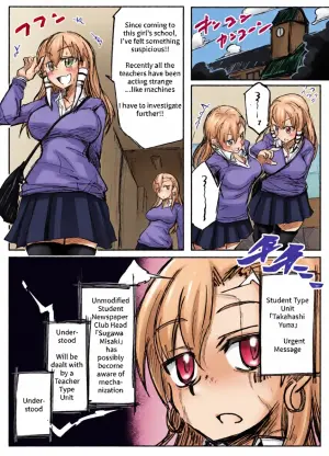 [Tousyoku] Girls School Mechanization Manga 1-7 [English]