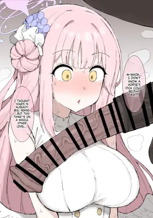 [Kumiyabe] Mika to Ouma-san | Mika and Mr. Horse (Blue Archive) [English] [NudeSalad]