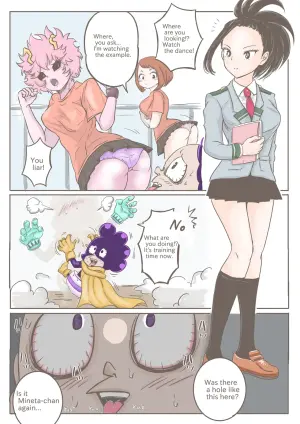 Mineta x Yaoyorozu [Dive into the Girls' Dormitory!!]