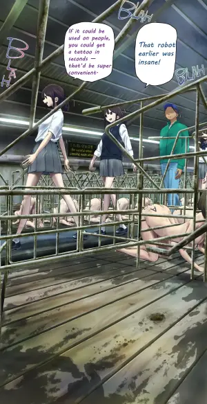 I tried going into a stall during a tour of the livestock barn