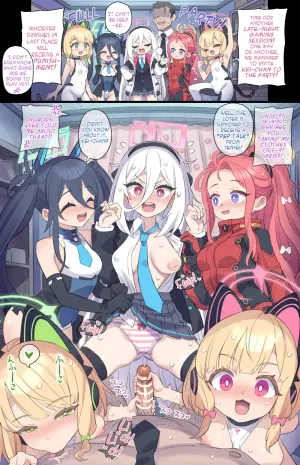 [Mimonel] Shinya no Ecchi na Game kai no Shin Member ♥ | Welcoming the Newest Member of the Late-Night Naughty-Game Session! ♥ (Blue Archive) [English] [DeppoTL]
