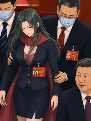 Zhao Tong was escorted out of the venue under Xi Jinping’s orders. [AI Generated]