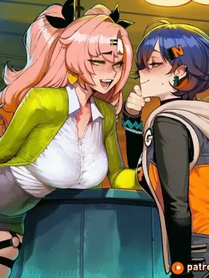 [Amadeus V] Off the Books (Belle x Nicole x Anby) [English] [Full Comic] [AI Generated]