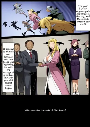 [Permission] A story about a law being passed, where anyone who harms a woman gets sent to a Succubus farm!