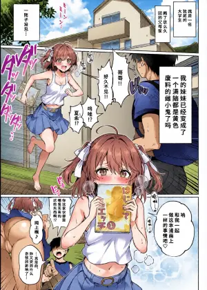 [Hechima Koubou (Mangetsu Wasabi)] Hisabiusa ni Kisei Shitara Imouto ga Dosukebeme OOO ni Natteta Ken -Imouto to Sugosu na Natsuyasumi- [Chinese] [伴晚洲汉化]
