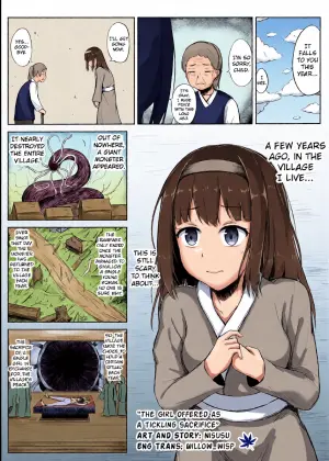 [NiSuSu] Kusuguri Ikenie Musume | The Girl Offered as a Tickling Sacrifice [English]