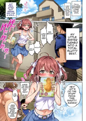 [Hechima Koubou (Mangetsu Wasabi)] Hisabiusa ni Kisei Shitara Imouto ga Dosukebeme OOO ni Natteta Ken -Imouto to Sugosu na Natsuyasumi- | When I went home for the first time in a while, my little sister had turned into a perverted slut ~A naughty summer vacation spent with my little sister [English] [Digital]