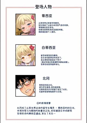 [Union Bust (Kazutaro)] Kanzen ni Gal Ochi Shita Ryuugakusei Elf no Shidouhou 2 | 完全堕落成辣妹的留学生精灵指导法2 [Chinese] [Sainae] [Digital]