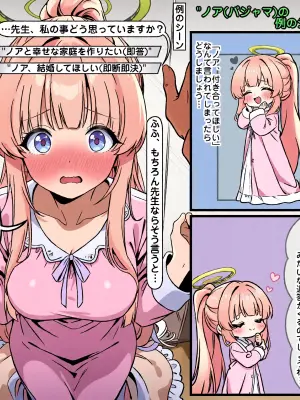 [トキビト] ノア(パジャマ)の例のシーン (ブルーアーカイブ)