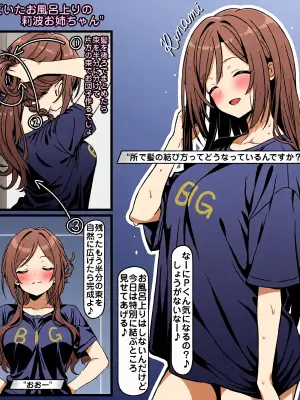 [トキビト] 髪をほどいたお風呂上りの莉波お姉ちゃん (学園アイドルマスター)