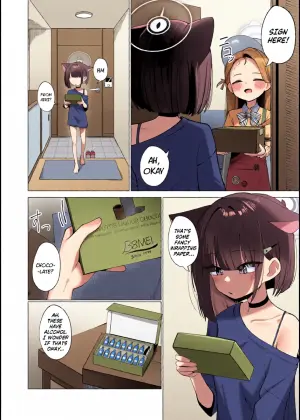 [Curry House (B8MEl)] Kazuai to Reiai to Osake to Choco to | Kazu-love and Rei-love, Alcohol and Chocolate (Blue Archive) [English] [srt scans]