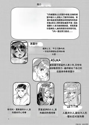 [Letitia no Ohirune (Chifuyu)] Mazoku Hime Fleur no Hatsujouki 4 [Chinese]什么都不会只知道丢给AI汉化
