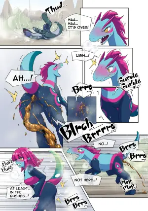 [Unoroute (UnoUsaya)] Dino Girl's Emergency Poop