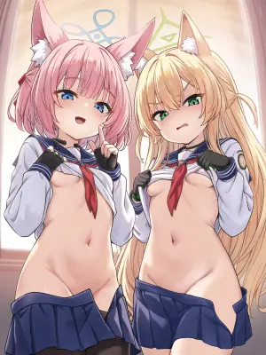 [milkshake] ちっぱい小隊 (ブルーアーカイブ)