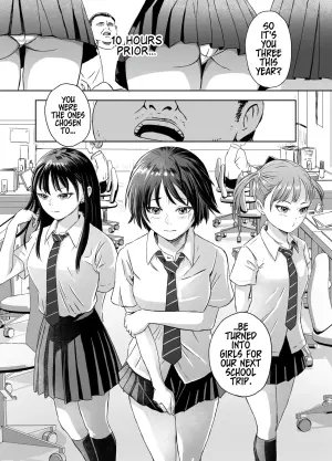 [Meganeko] Shuugakuryokou Mae ni Joshikousei ni Natta Hanashi | How We Became Girls Before Our School Trip Ch. 1 [English] [GTF]