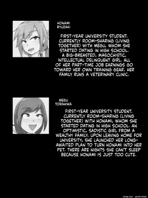 [Hinotama Firearms (Hinotama Haru)] JD Couple to Inu no Seikatsu - Doggy life of the university women couple.