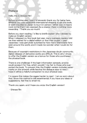[Shirase Rin (Shirase Rin)] Gensou Takutaku no Bunny Code | Bunny Code of Phantasmal Link (Steins;Gate) [English]