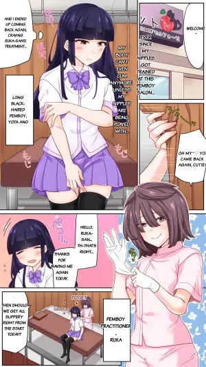 [Nanaten Manten (knsk)] My Nipples Were Developed Again at the Crossdressing Salon.