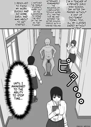 [Yasohachi] Jikan Teishi shite Oshiego-tachi ni Nakadashi Shimakuru! | Freezing Time to Creampie My Students Over and Over! [English]