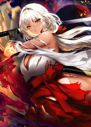 [Kanden Shoujo Chuuihou (Mafuyu)] Hebigami no Miko Go [Digital]